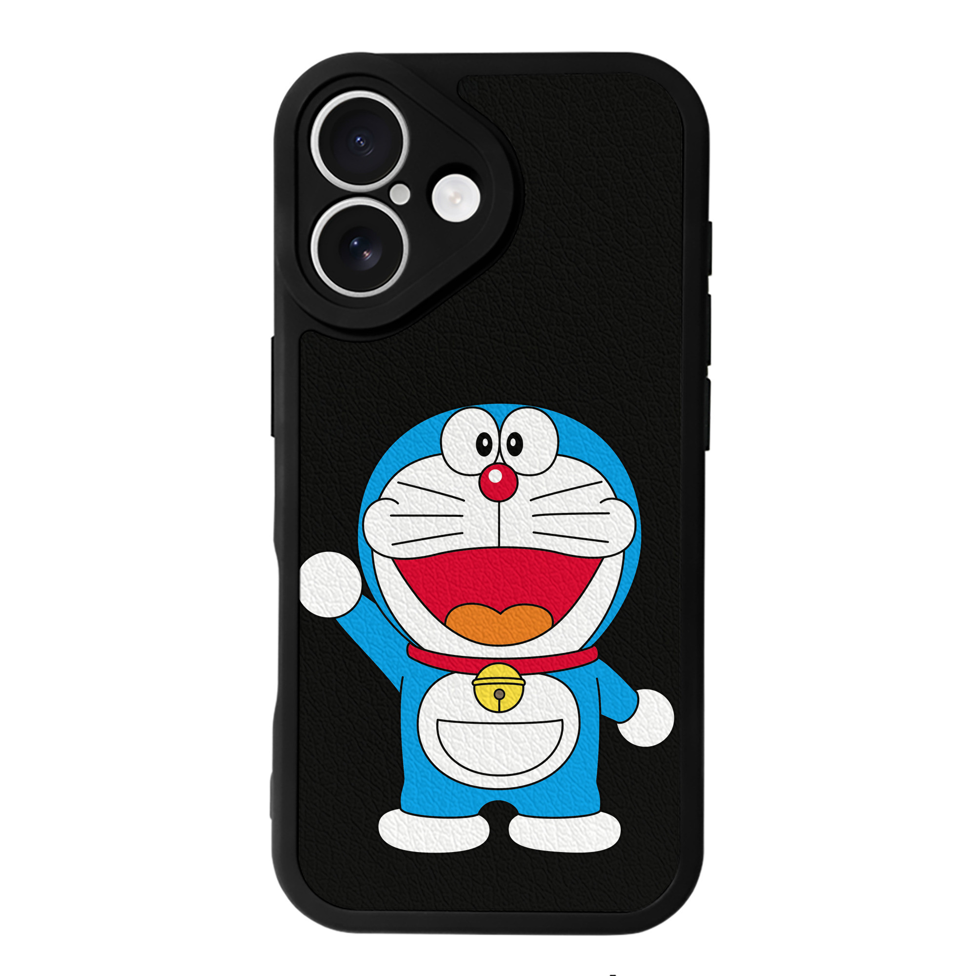 （画像用） ドラえもん Doraemon 【iPhone 16シリーズ対応】シリコンスマホケース（レザー調） 材質：シリコン
